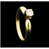 Image 4 : 0.25 ctw Diamond Solitaire Ring - 14KT Yellow Gold