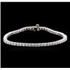 14KT White Gold 4.62 ctw Diamond Tennis Bracelet