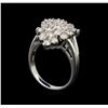 Image 4 : 14KT White Gold 1.47 ctw Diamond Ring