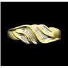 Image 2 : 0.25 ctw Diamond Ring - 10KT Yellow Gold