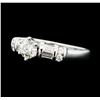 0.37 ctw Diamond Ring - 18KT White Gold