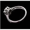 Image 3 : 0.88 ctw Diamond Ring - 18KT White Gold