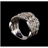 Image 4 : 14KT White Gold 1.50 ctw Diamond Ring