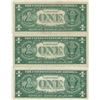 Image 2 : 1957 $1 AU/Unc Silver Certificate Currency Lot of 3