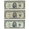 Image 1 : 1953 $5 Silver Certificate Currency Lot of 3