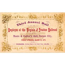 Third Annual V&T railroad Ball