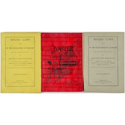 Three Colorado Mining Oriented Booklets