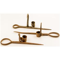 Three Different Miners' Candlesticks