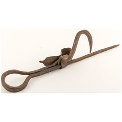 Right Hook Assembled Blacksmith Candlestick