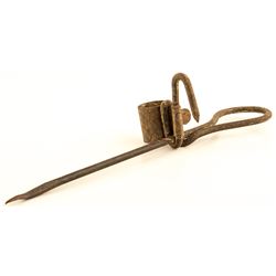 Hat Hook Miners' Candlestick