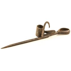 Miners' Candlestick with Unusual Thumb Lever