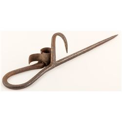 Rare "ARGAUNAUT" Miners' Candlestick