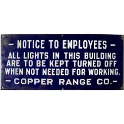 Notice To Employees Mining Sign