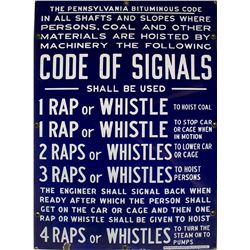 Code of Signals Sign