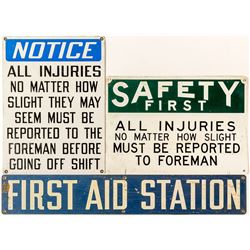 Three Safety Signs