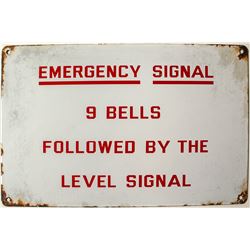 Emergency Signal Sign