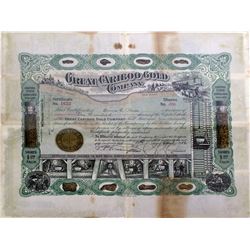 Great Cariboo Gold Certificate