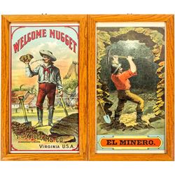 Two Large Mining Color Lithographs