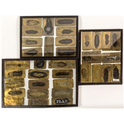 19th Century Brass Mine Stencil Templates