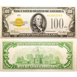 $100 Gold Certificate
