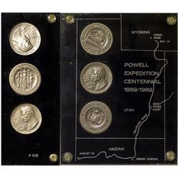 Powell Expedition Centennial Silver Medals