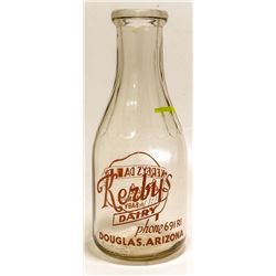 Rare Douglas Milk Bottles