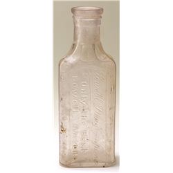 Rare Lowell Drug Bottle