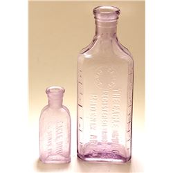 Two Eagle Drug Bottles