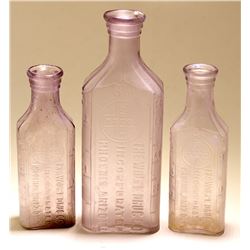 Three Wolpe Drug Bottles
