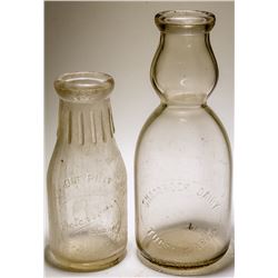 Two Tucson Milk Bottles