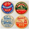 Image 2 : Four Tucson Embossed Milk Bottles