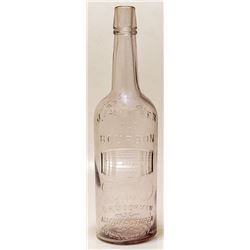 JH Cutter Bourbon, Pictorial Clear Quart