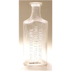 St. Luke's Hospital Drug Bottle