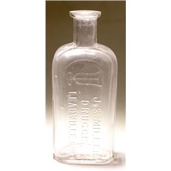 Pictorial Miller Drug Bottle