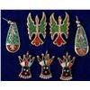 Image 1 : 4 Pendants and 1 Pair Earrings