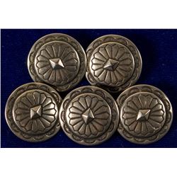 5 Nickel Concho Buttons