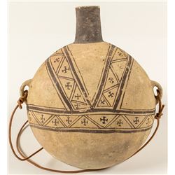 Pueblo Ceramic Water Canteen