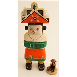 Two Navajo Kachinas (Katsinas)