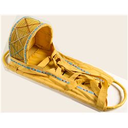 Yellow Cradleboard w/ Beading