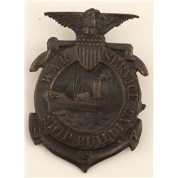 War Service / Ship Building Badge