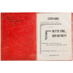 Butte Fire Department Book