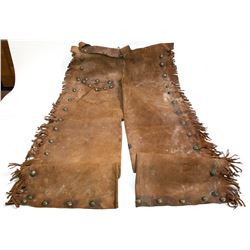 Custom Chaps Made by an Army Saddler