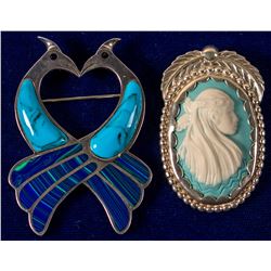 Two Beautiful Brooches