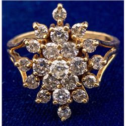Diamond Shaped Cocktail Ring
