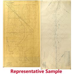 Southern Pacific RR Maps of Mojave to Owenyo