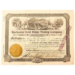 Rochester Gold Ridge Mining Co. Stock