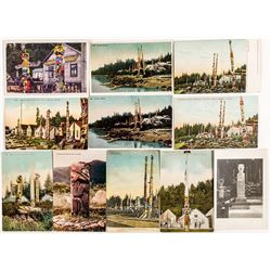 Totem Pole Photo Post Cards