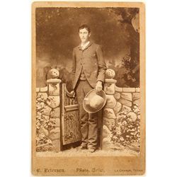 Cabinet Card of Texan by C. Peterson