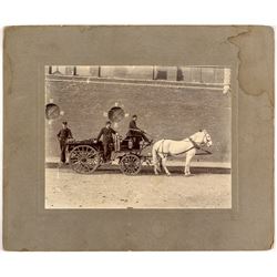Horse Drawn Fire Wagon Photograph