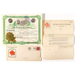 Rose-City Ore Company Stock and Ephemera